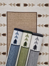 Tulip Blue - kumitettu matto