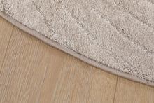 Genova Zen Linne - Rund Matta - K/M Carpets | Mattfabriken