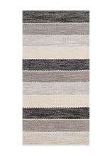 Båstad Svart - Handvävd Gångmatta - KM Home | Mattfabriken