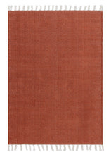 Line Terracotta - Handvävd Bomullsmatta - KM Home | Mattfabriken