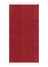 Line Röd - Handvävd Gångmatta - KM Home | Mattfabriken