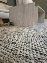 Nacka Svart/Vit - Ullmatta - KM Home | Mattfabriken