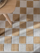 Hawaii Chess Gul Kvadrat - Indoor/Outdoor - KM Home | Mattfabriken
