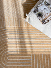 Hawaii Shape Gul Kvadrat - Indoor/Outdoor - KM Home | Mattfabriken