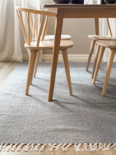 Line Duvblå - Handvävd Gångmatta - KM Home | Mattfabriken