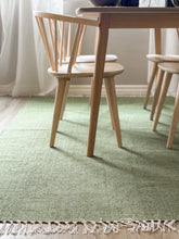 Line Grön - Handvävd Gångmatta - KM Home | Mattfabriken