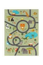 Play Animals Green - Lasten matto