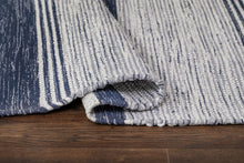 Vindö Denimblå - Handvävd Gångmatta - K/M Carpets | Mattfabriken